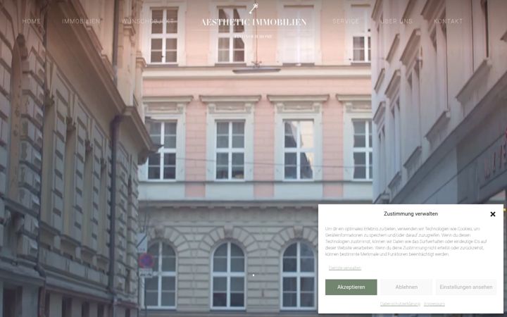 Képernyőkép: aesthetic-immobilien.at