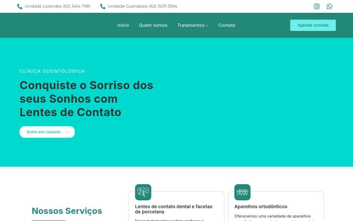 Screenshot of aestheticaodonto.com.br