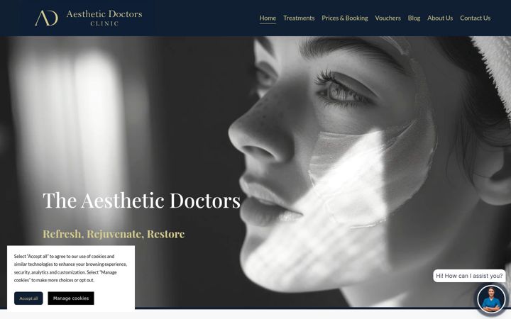 Screenshot of aestheticdoctorsclinic.ie