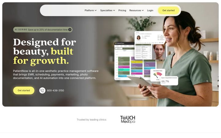 Screenshot of aestheticnow.com