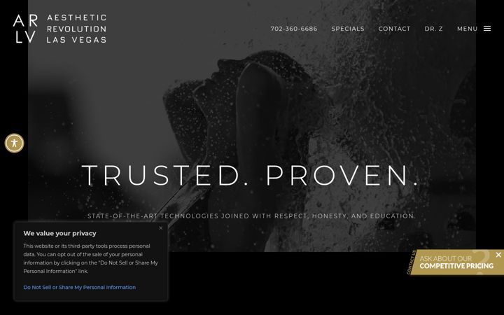 Screenshot of aestheticrevolutionlv.com