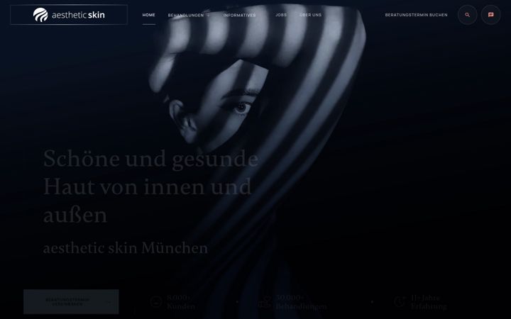 Екранна снимка на aestheticskin.de