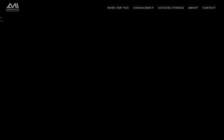 Screenshot ta' aestheticsmarketinginstitute.com