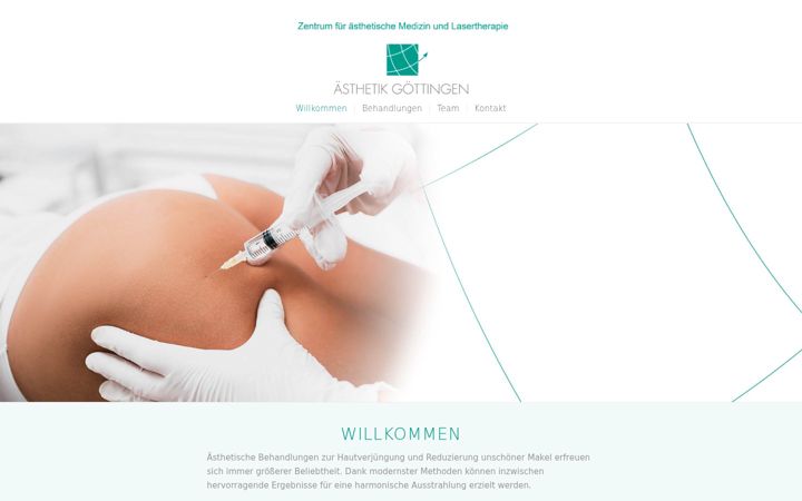 Screenshot ta' aesthetik-goettingen.de