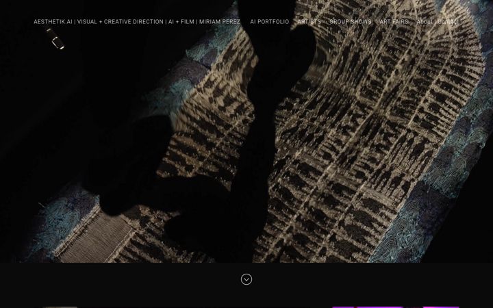 Screenshot of aesthetik.ai