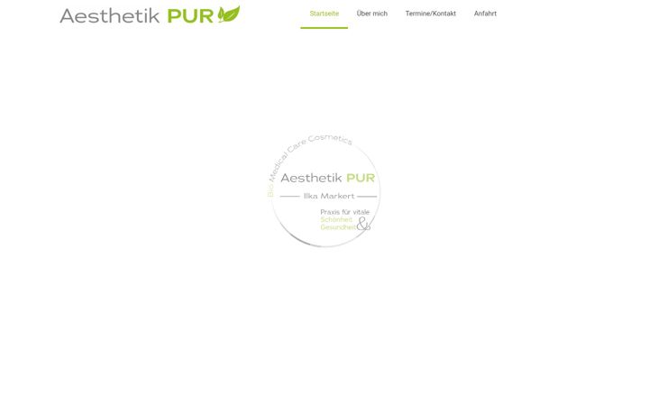 Screenshot of aesthetikpur.de