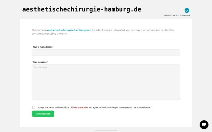 Screenshot of aesthetischechirurgie-hamburg.de