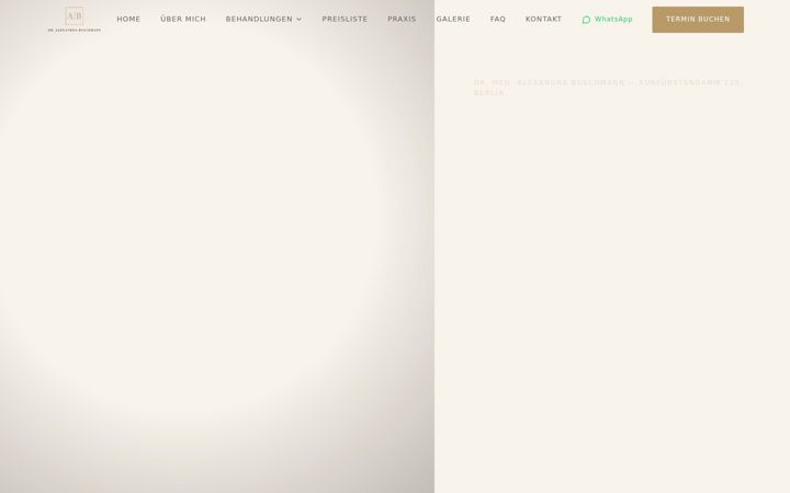 Screenshot van aesthetisches-chirurgie-zentrum.de