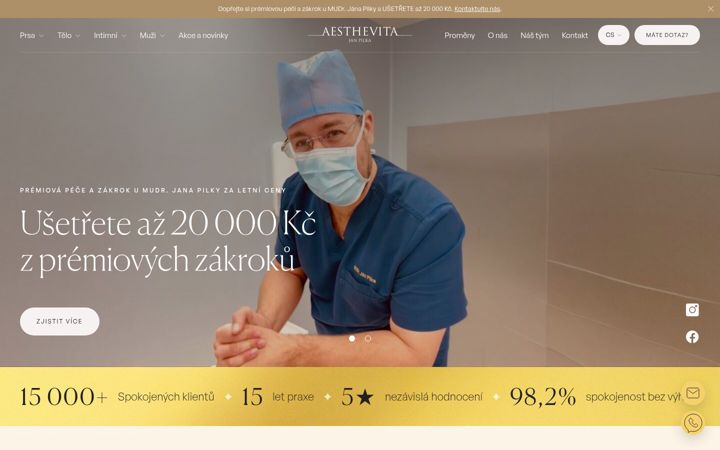 Screenshot of aesthevita.cz
