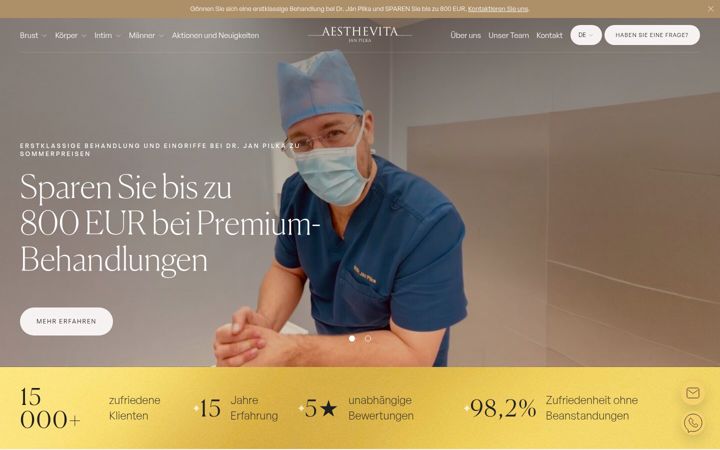 Screenshot of aesthevita.de