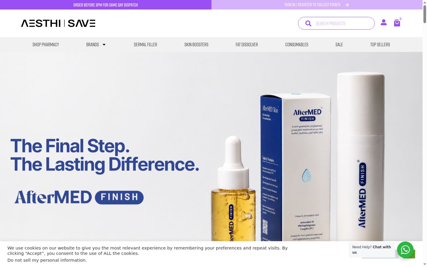 Sutikimo reklamjuostės, rodytos prieš bet kokią sąveiką, ekrano kopija