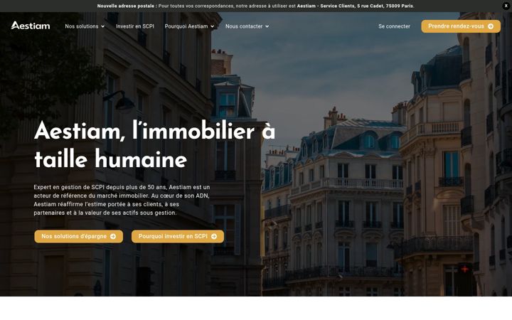 Screenshot ta' aestiam.com