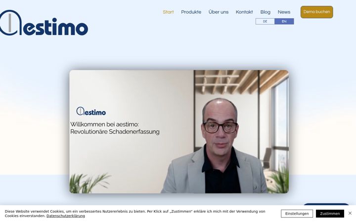Skærmbillede af aestimo.io