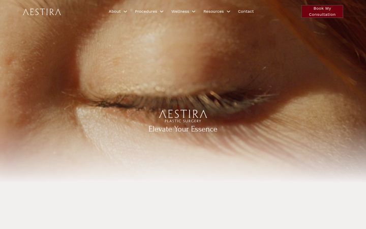Screenshot ta' aestira.com