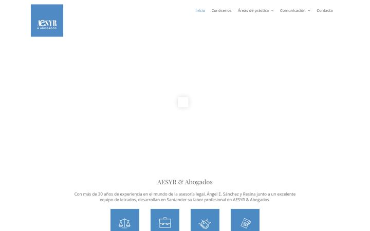 Screenshot of aesyrabogados.com