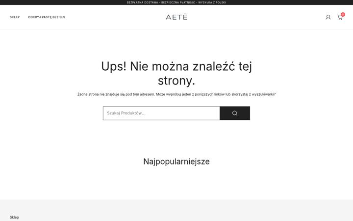 Screenshot of aete.beauty
