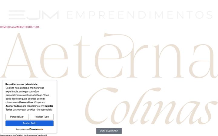 Screenshot of aeternacolinas.com.br