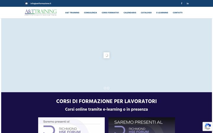 Screenshot of aetformazione.it