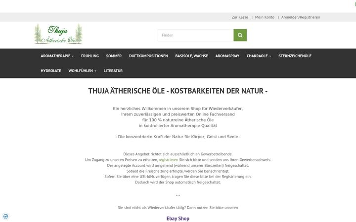 Screenshot of aetherische-oele.biz