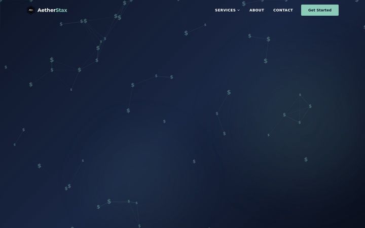 Screenshot ta' aetherstax.com