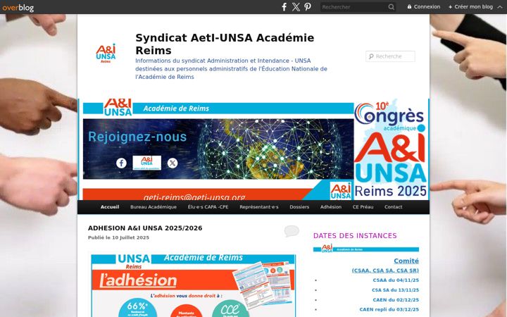 Screenshot von aeti-ac-reims.com