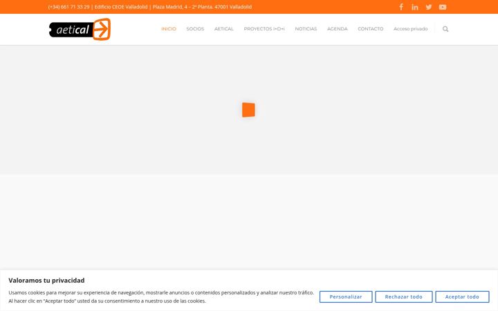 Screenshot of aetical.com