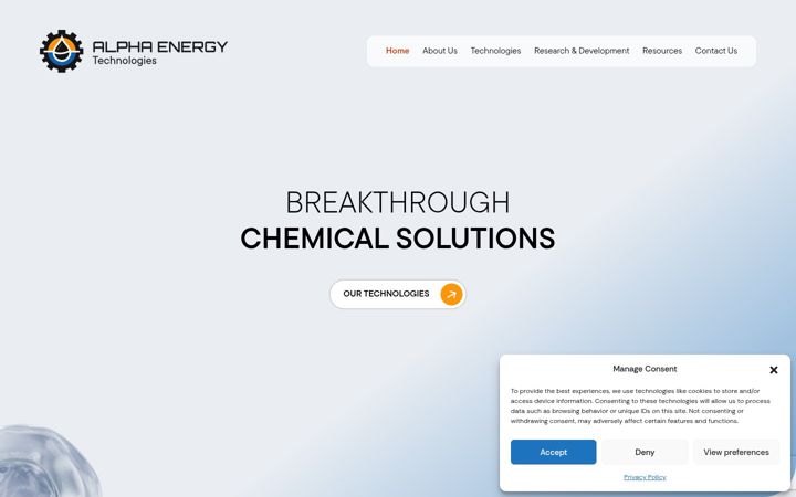 Screenshot of aetinnovation.com