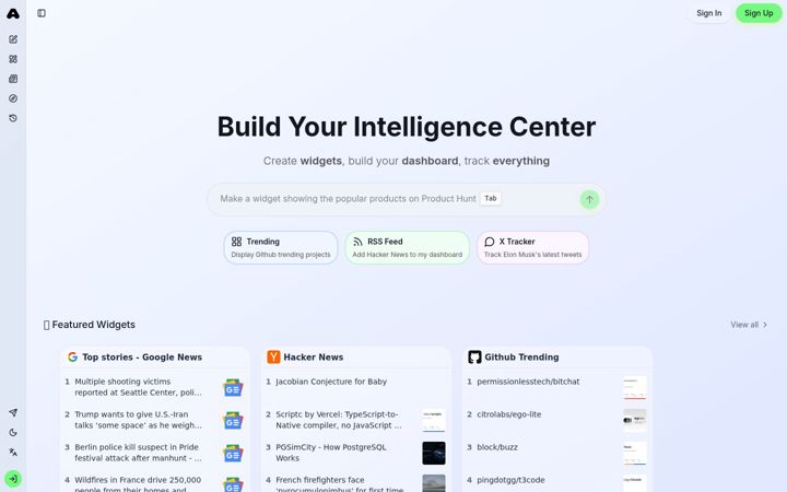 Screenshot of aetos.ai