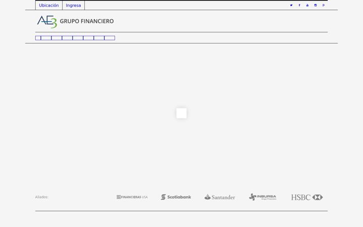 Screenshot von aetress.com
