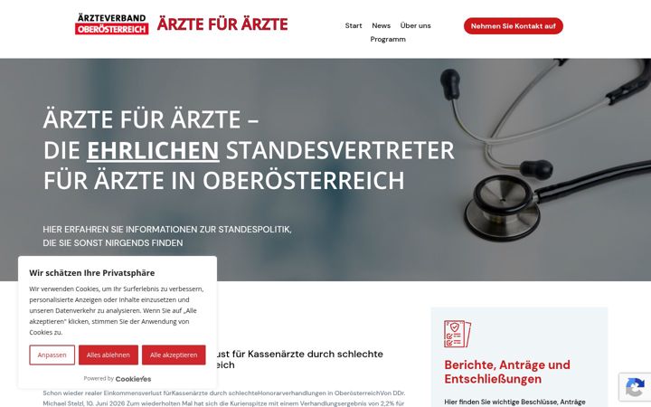 Screenshot van aevbooe.at
