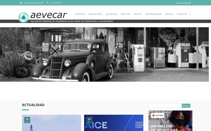 Screenshot of aevecar.com