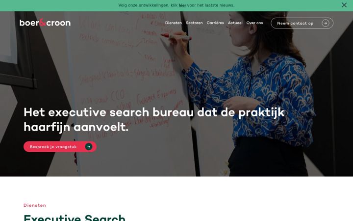 Screenshot of aeves-executivesearch.com