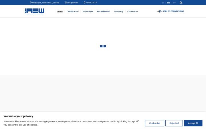 Screenshot of aew.ee