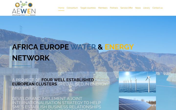 Captura de ecrã de aewenproject.eu