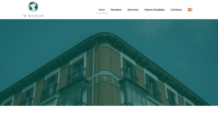 Screenshot of aeworldsserviciosinmobiliarios.eu
