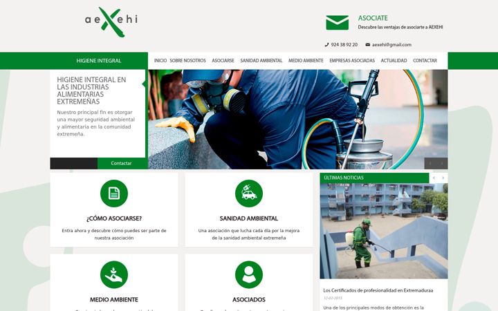 Screenshot του aexehi.com