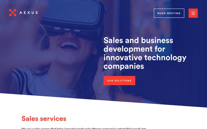 Screenshot of aexus.com