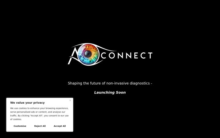 Skærmbillede af aeyeconnect.com