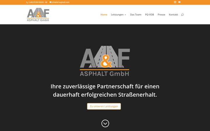 Skærmbillede af af-asphalt.com