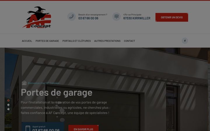 Skjermbilde av af-concept.fr