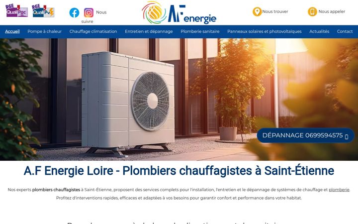Screenshot of af-energie.fr