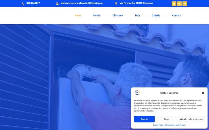 Screenshot di af-impianti.eu