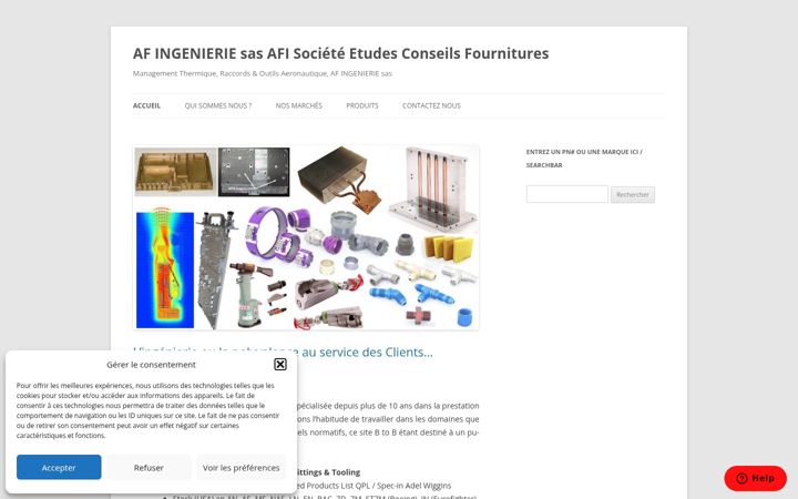 Screenshot of af-ingenierie.fr
