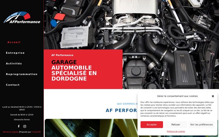 Screenshot of af-perfo.com