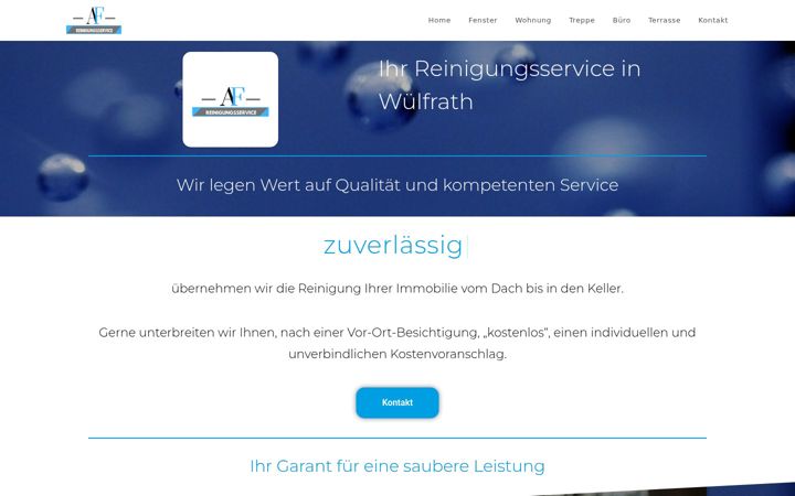 Screenshot of af-reinigungsservice.de