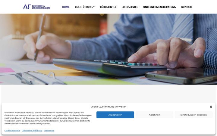 Skjermbilde av af-service-gmbh.de