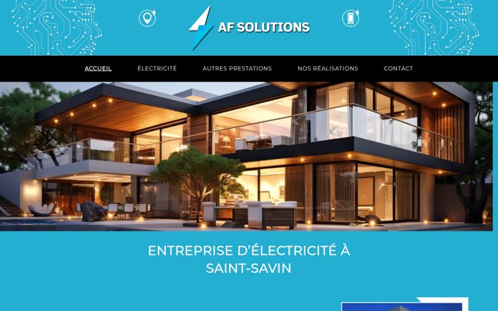 Skjermbilde av af-solutions.fr