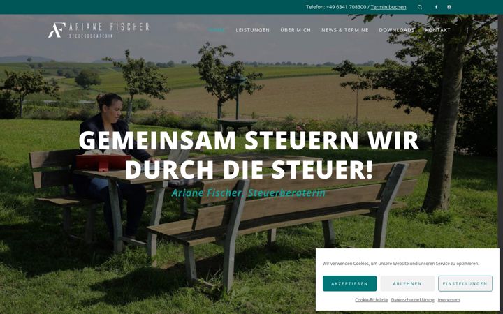 Snimka zaslona za af-steuerberatung.de