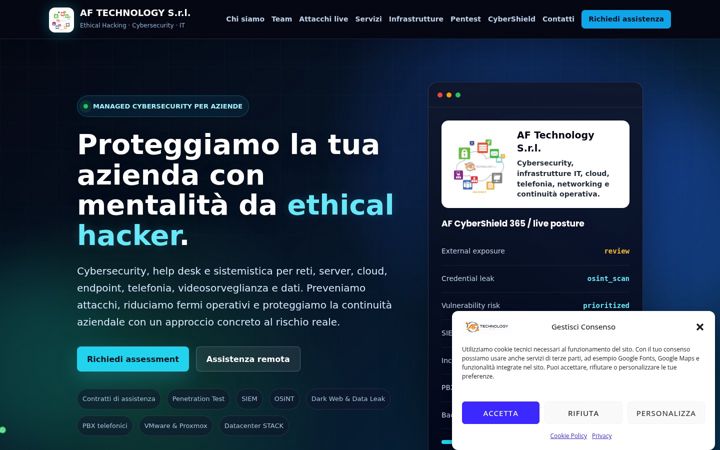 Screenshot of af-tech.it