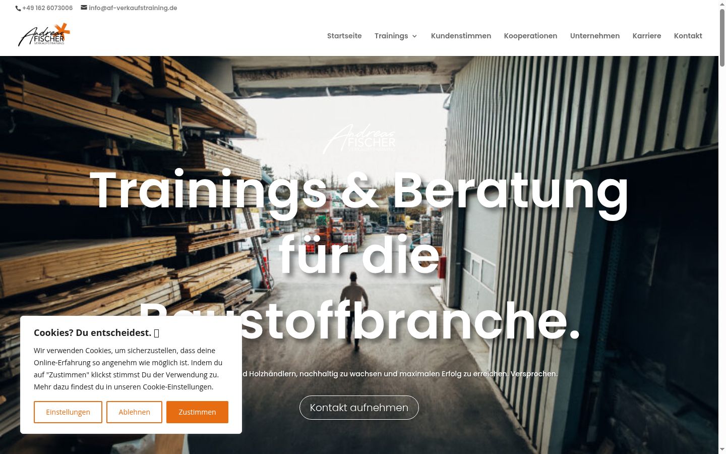 Sutikimo reklamjuostės, rodytos prieš bet kokią sąveiką, ekrano kopija